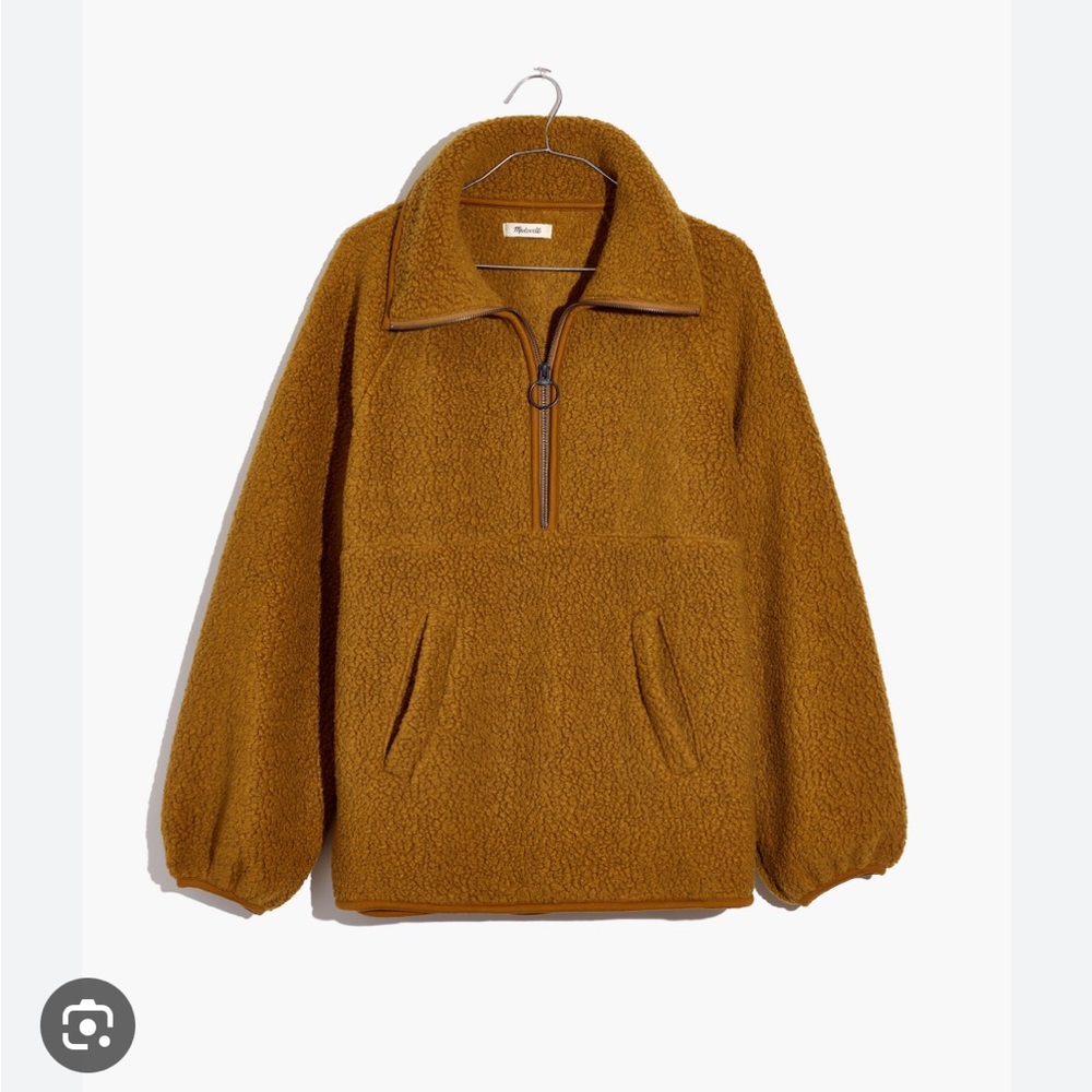 Madewell polartec half-zip jacket